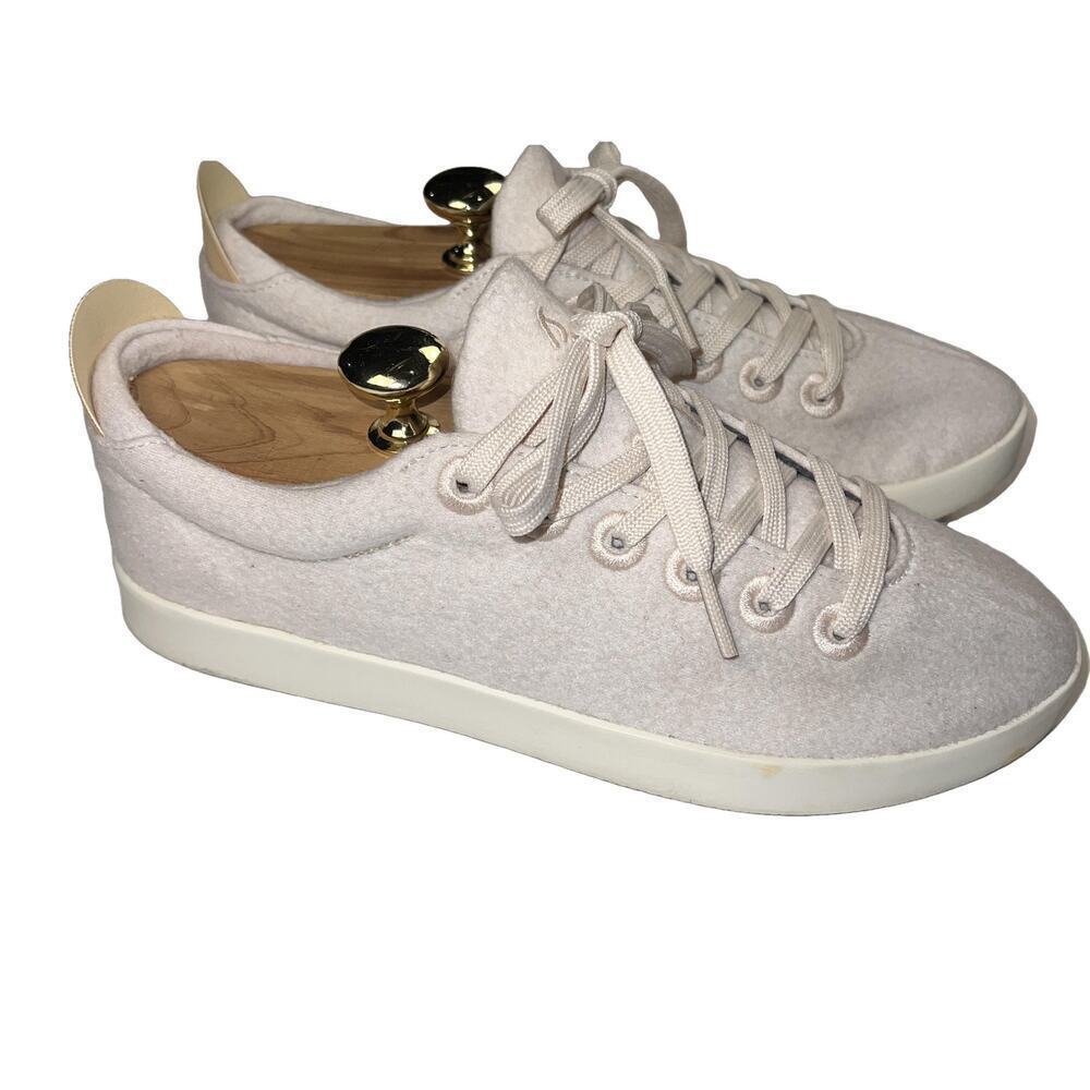 Allbirds Wool Pipers Sneakers Natural White Comfort Walking Shoe Women’s Size 8